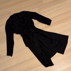 AllSaints Black Trench Coat